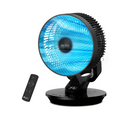 10" Desk Fan SmartVoice & Remote Control - 12H Timer- 6 Speeds