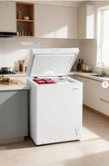 143L Chest Freezer with Digital Temperature Control Fridge&Freezer Convertion